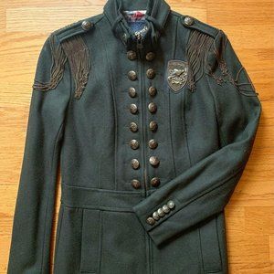 Iconic Military Style Wool Jacket from Ed Hardy
